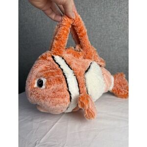 Finding Nemo Orange Clownfish Small Kids Purse Bag Plush With Handles Plushies